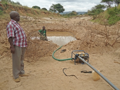 Water pumping in Ukambani